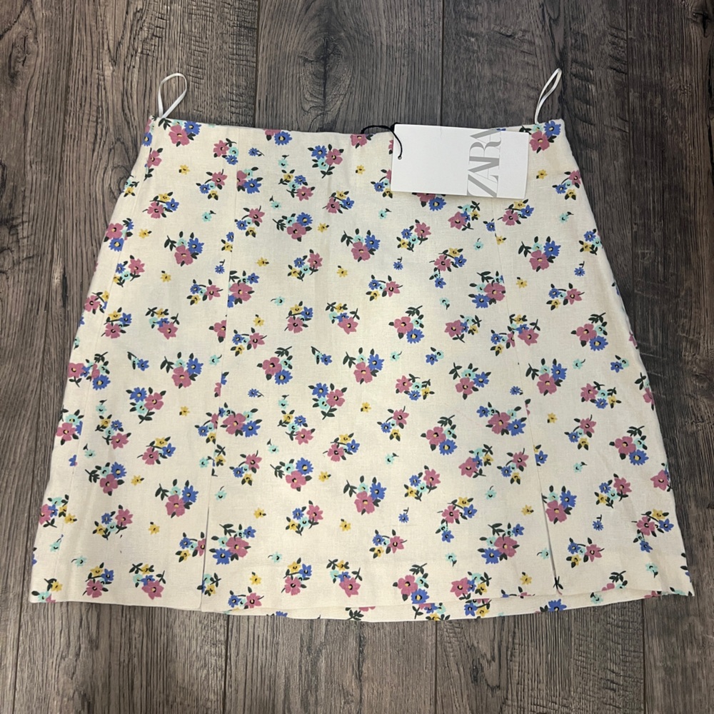 Zara print skirt